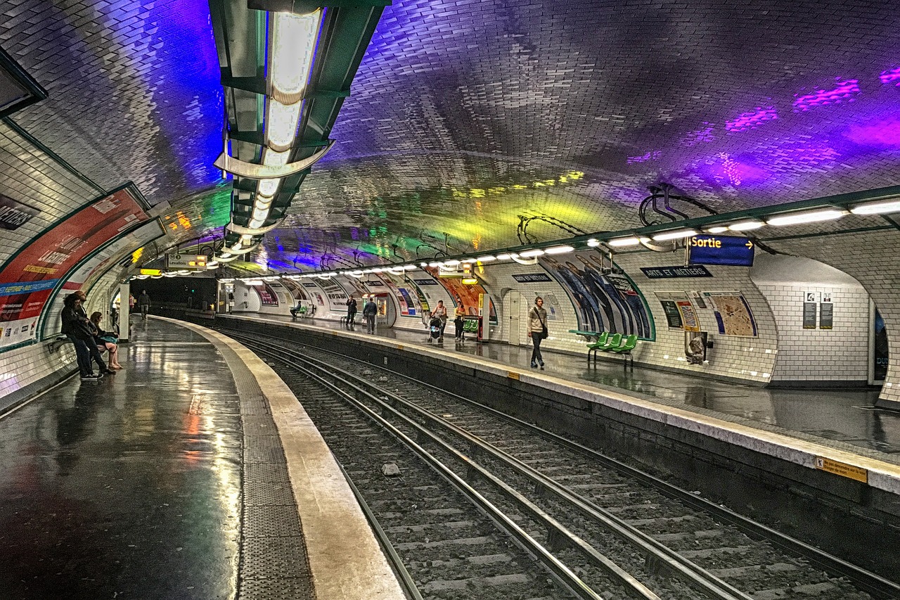 Mit der Metro in Paris unterwegs